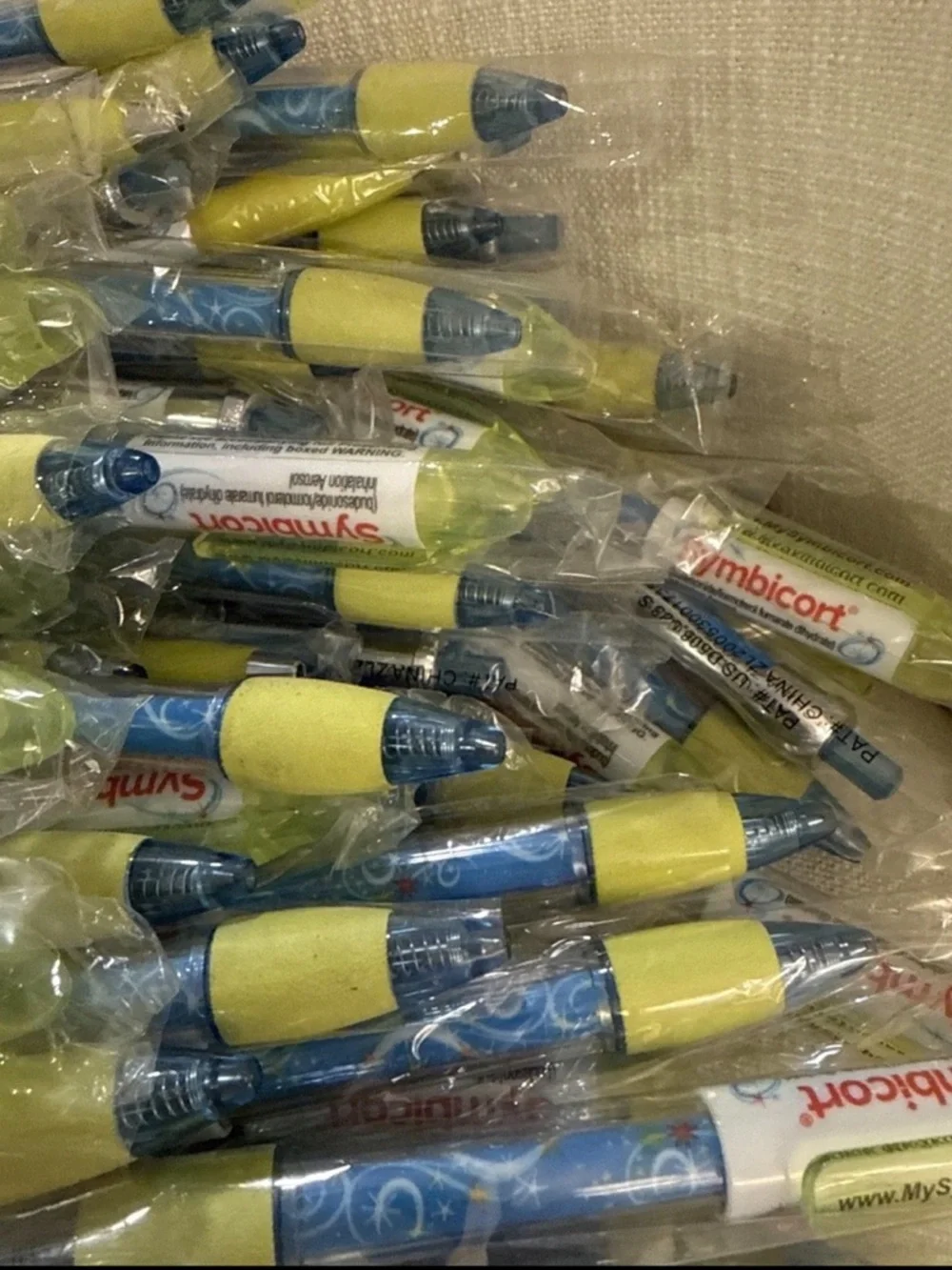 Pharmaceutical Drug Rep Collectible Promo Doctor’s Ink Pens RX Symbicort LOT